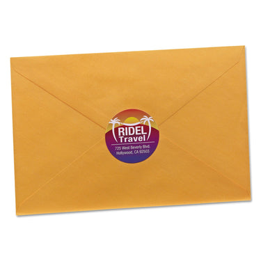 Avery Printable Round Labels with Sure Feed, 2